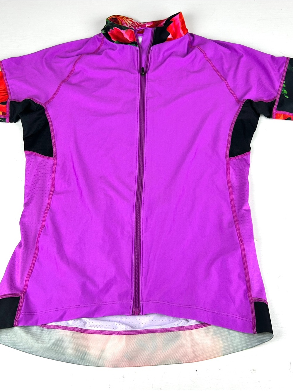She Beest SheBeest Cycling Racing Jersey Womens Medium Purple Full Zip